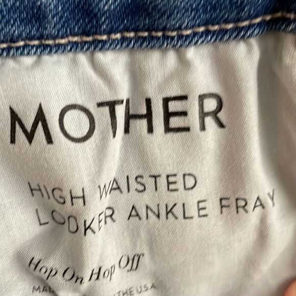 Mother Looker Ankle Fray Jeans - Picture 7 of 8